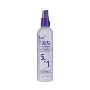Purple shampoo for gray hair that smells like grapes